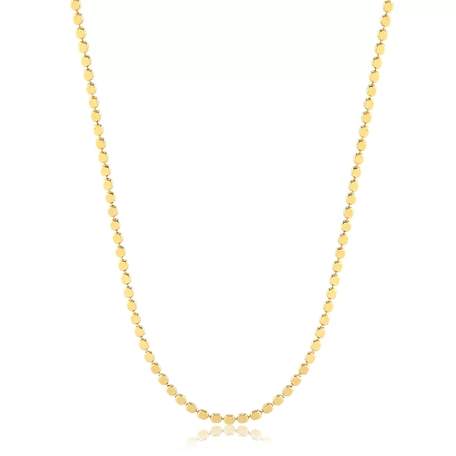 Colar Bolinhas Banhado a Ouro 18K (65cm)