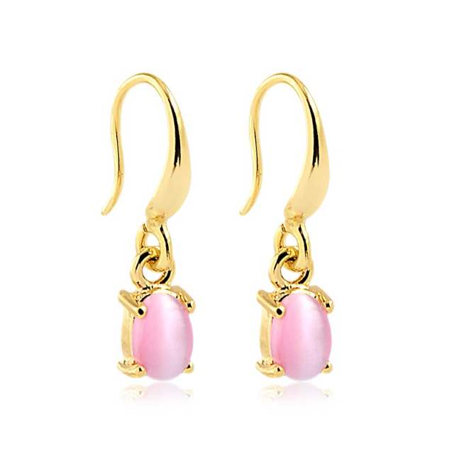 Colar Infantil Rosa Banhado a Ouro 18k