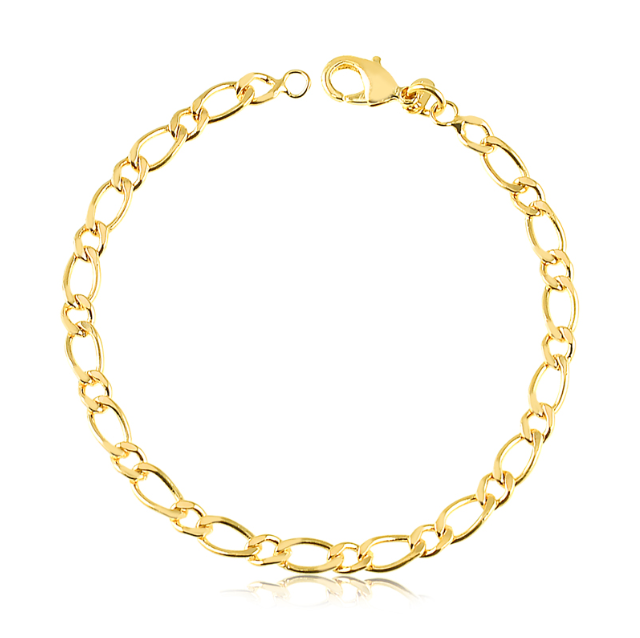 Pulseira Banhada a Ouro 18k  (16 cm)