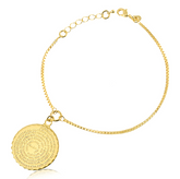 Pulseira Pai Nosso Banhada a Ouro 18k